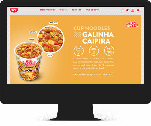 Cup Noodles - Nissin - Geração de Tráfego Qualificado